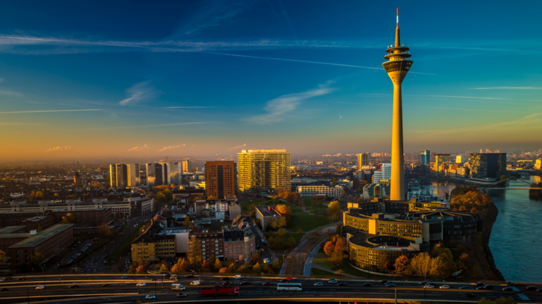[Translate to Français:] View onto Düsseldorf
